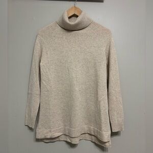 Lands’ End Cashmere Turtleneck Sweater. Womens size medium